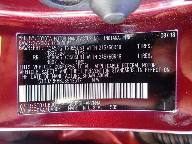 Certified 2018 Toyota Highlander XLE image 13