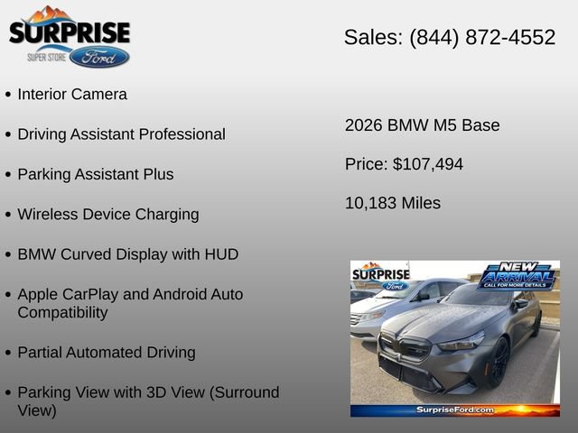 Used 2026 BMW M5 w/ Carbon Package AWD/4WD image 18