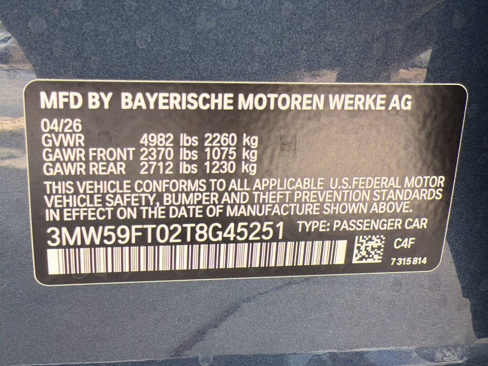 New 2026 BMW M340i RWD image 20