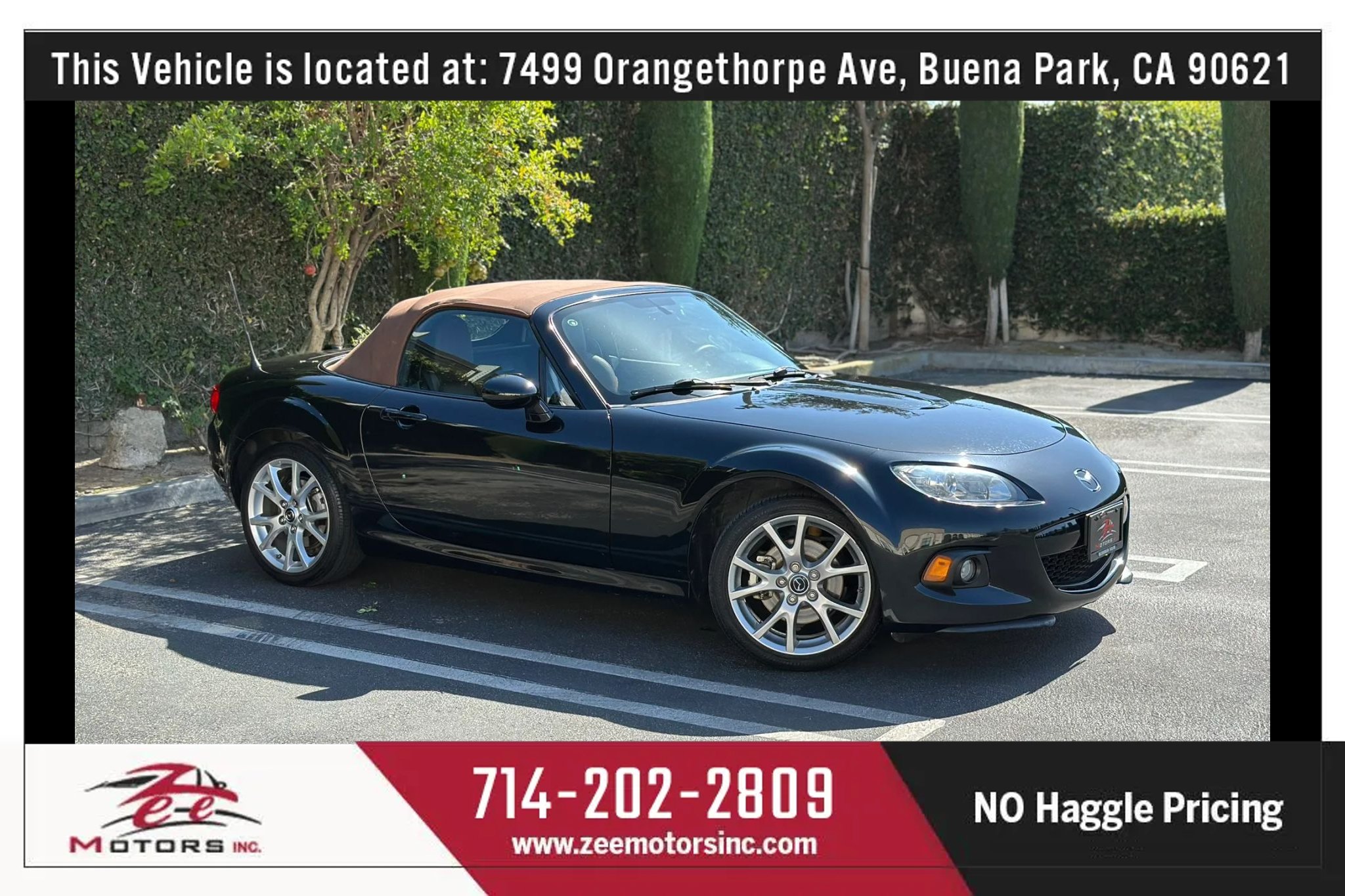 Used 2015 MAZDA MX-5 Miata Grand Touring w/ Premium Package RWD image 2