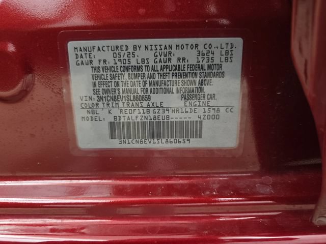 Used 2025 Nissan Versa SV w/ Trunk Package FWD image 32