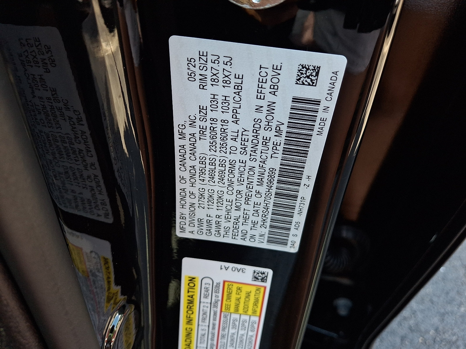 Certified 2025 Honda CR-V EX-L image 27