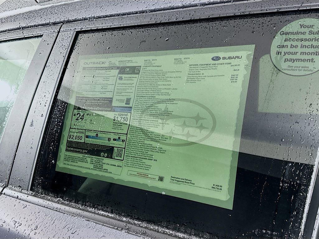 New 2026 Subaru Outback Limited XT image 12