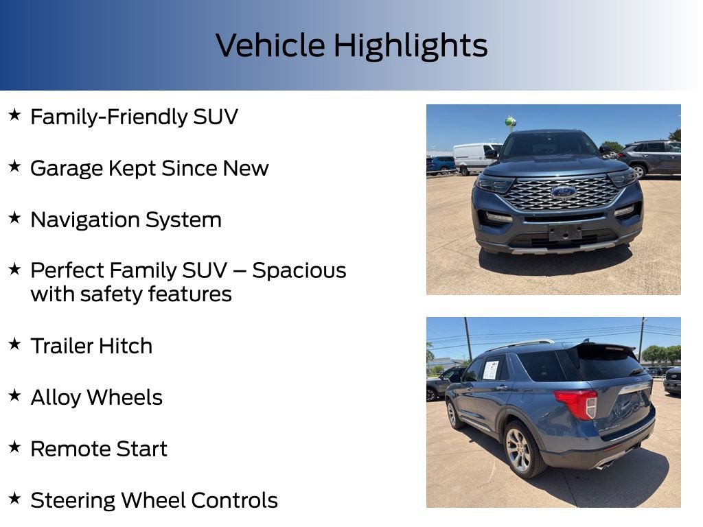 Used 2020 Ford Explorer Platinum w/ Premium Technology Package AWD/4WD image 6