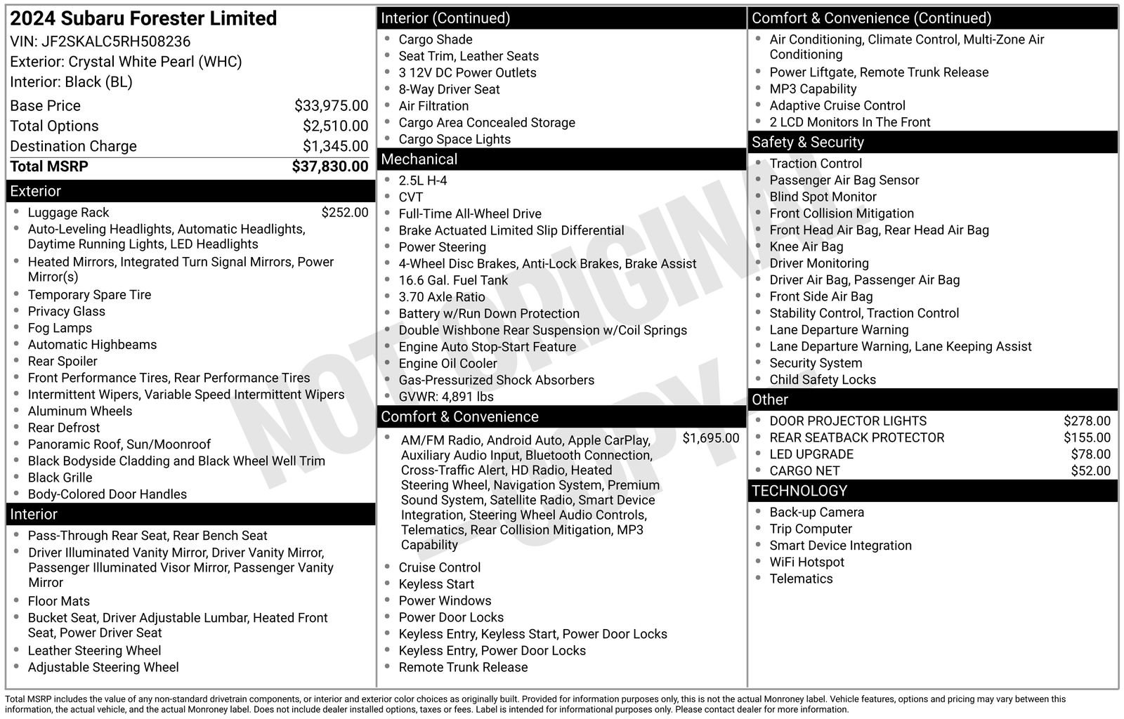 Certified 2024 Subaru Forester Limited image 35