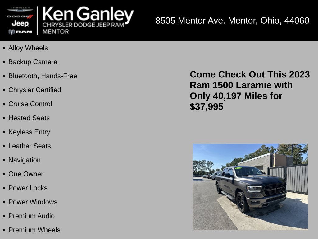 Certified 2023 RAM 1500 Laramie AWD/4WD image 5