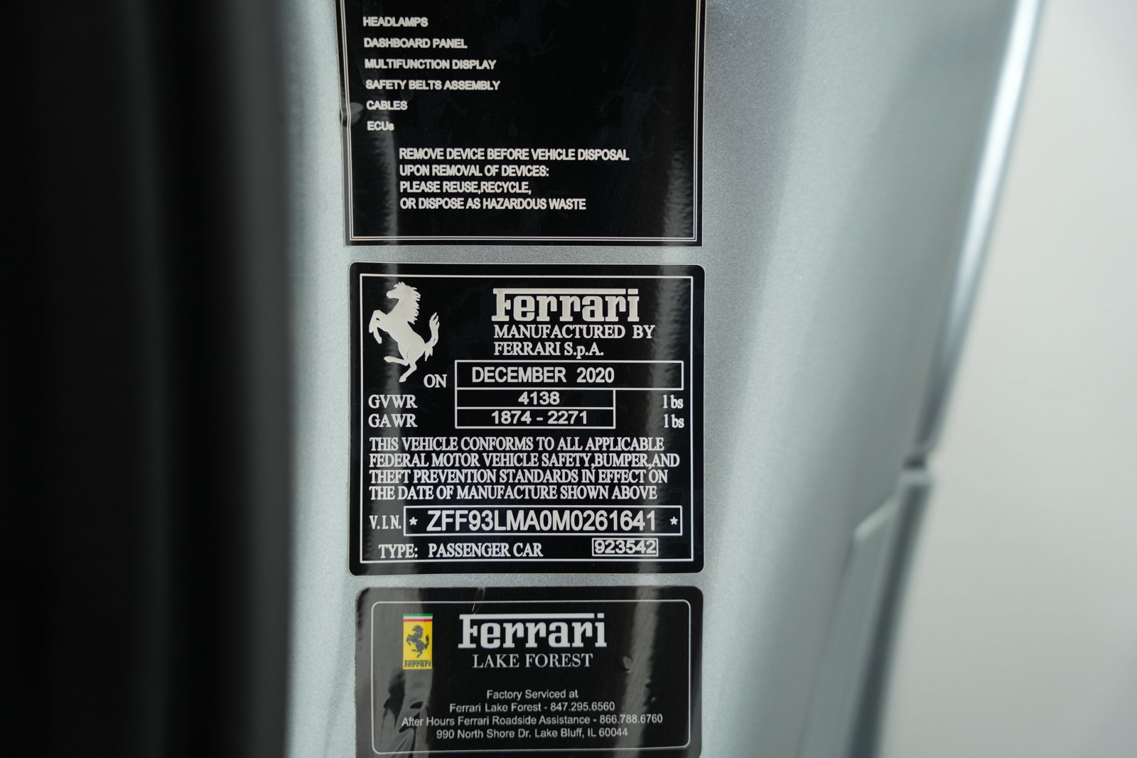 Used 2021 Ferrari F8 Spider RWD image 52