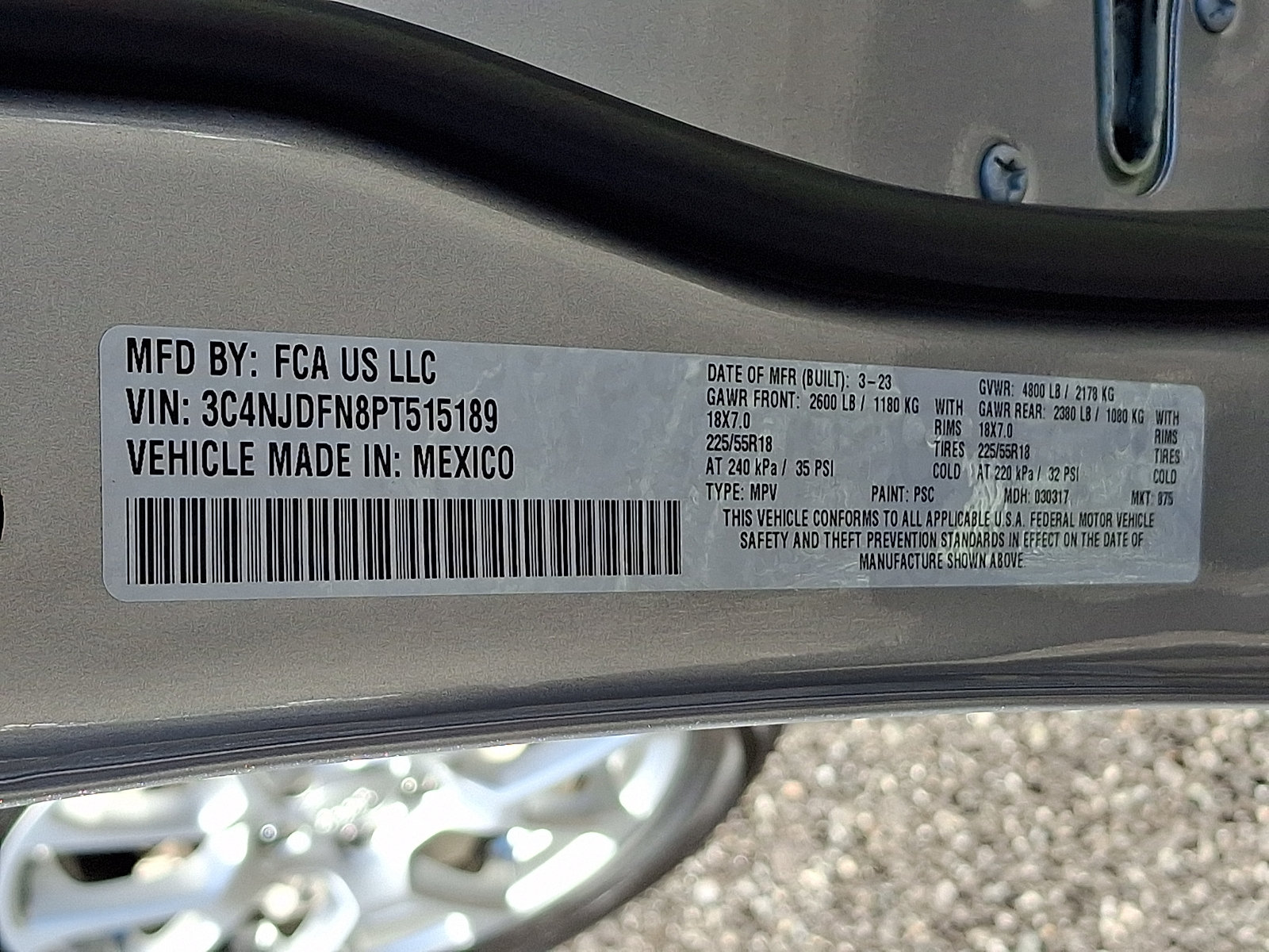 Certified 2023 Jeep Compass Latitude AWD/4WD image 26