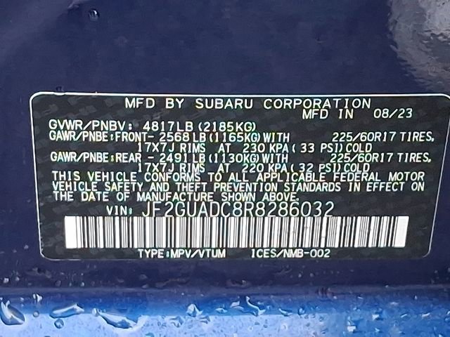 Certified 2024 Subaru Crosstrek 2.0i Premium w/ Crosstrek Mirror Package image 26