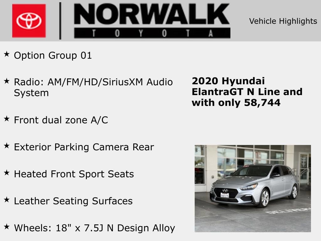 Used 2020 Hyundai Elantra GT N Line image 10