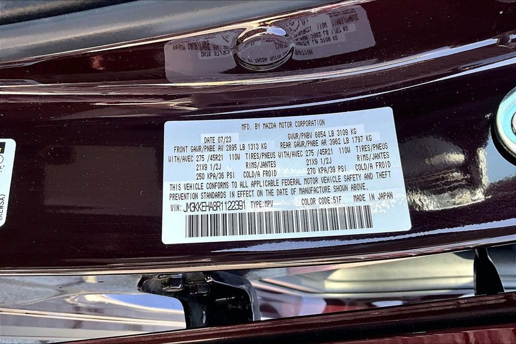Certified 2024 MAZDA CX-90 Plug-In Hybrid w/ Premium Plus AWD/4WD image 17