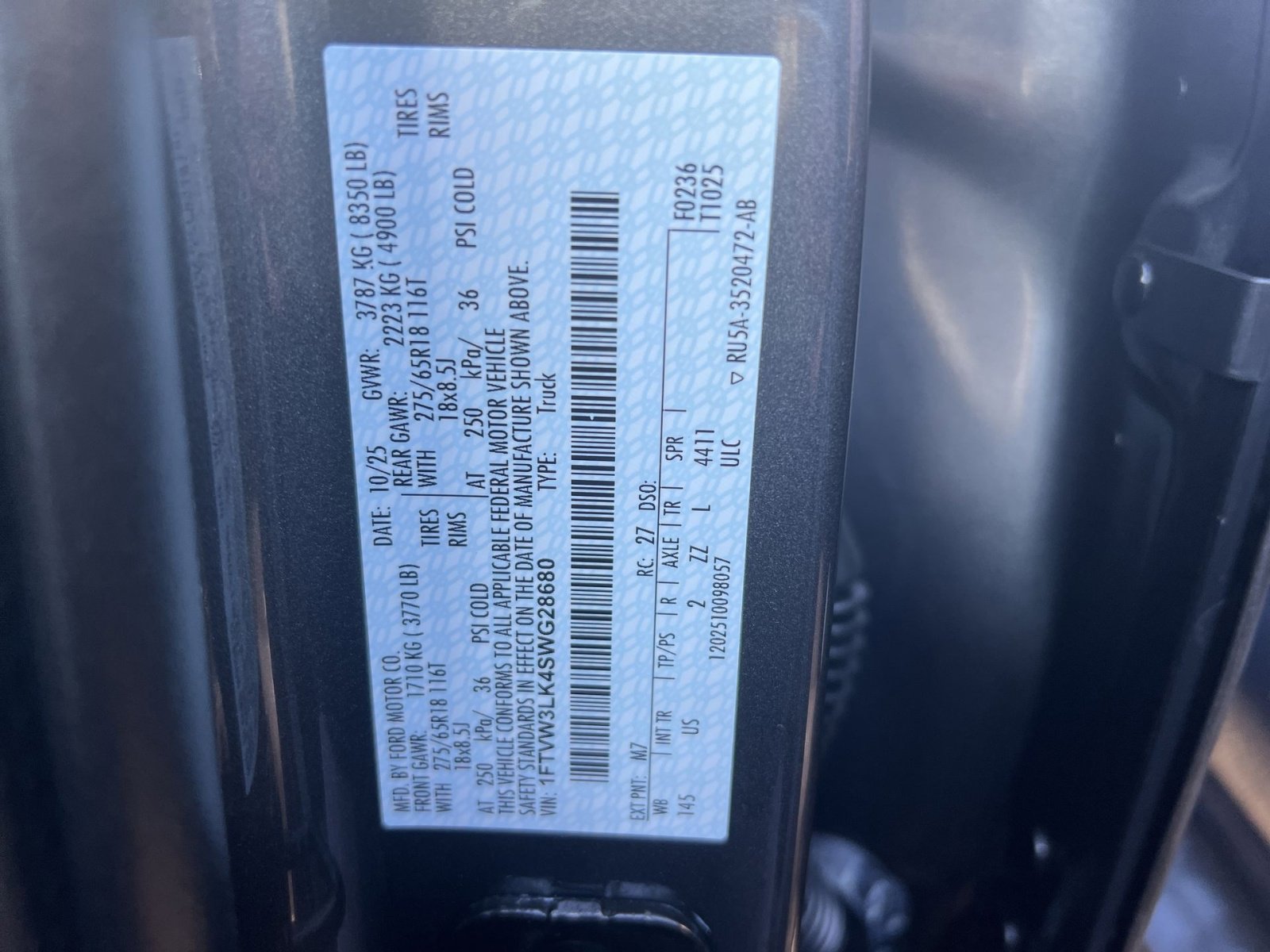 New 2025 Ford F150 Lightning XLT image 28