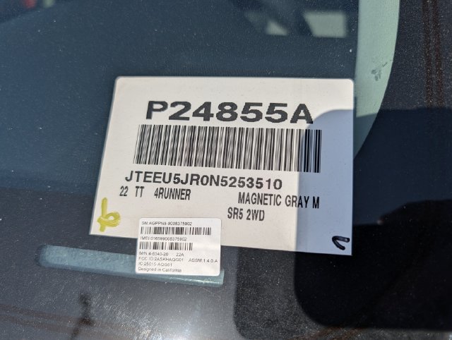Used 2022 Toyota 4Runner SR5 RWD image 35