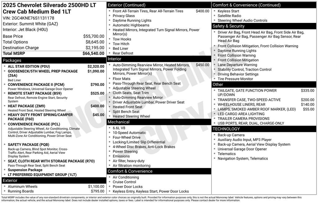 Certified 2025 Chevrolet Silverado 2500 LT w/ All Star Edition image 7