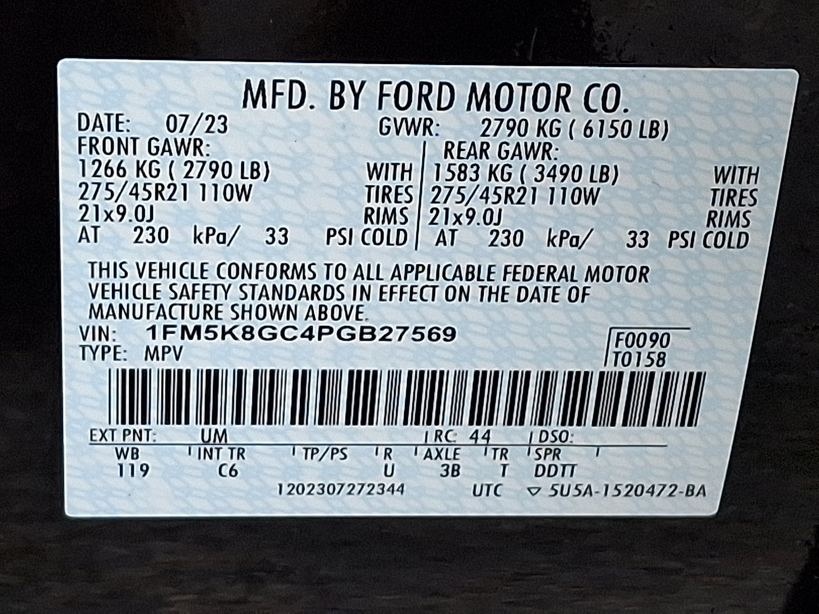 Certified 2023 Ford Explorer ST w/ Equipment Group 401A image 26