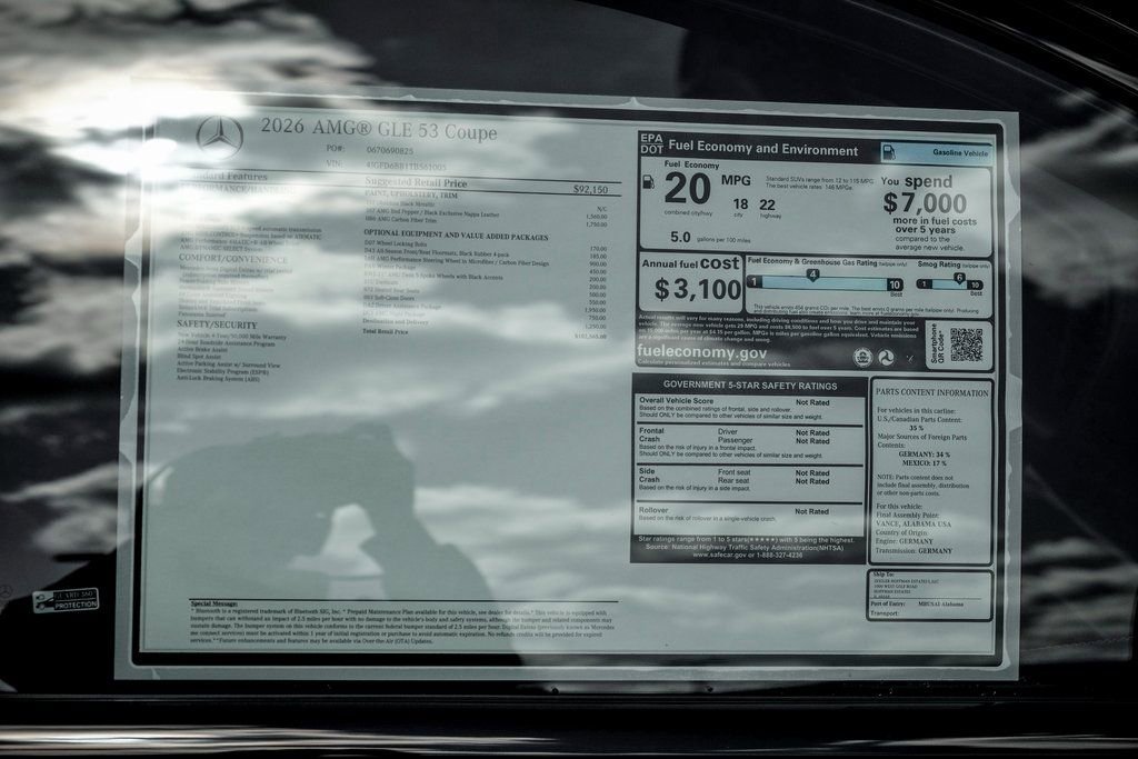 New 2026 Mercedes-Benz GLE 53 AMG 4MATIC Coupe image 28