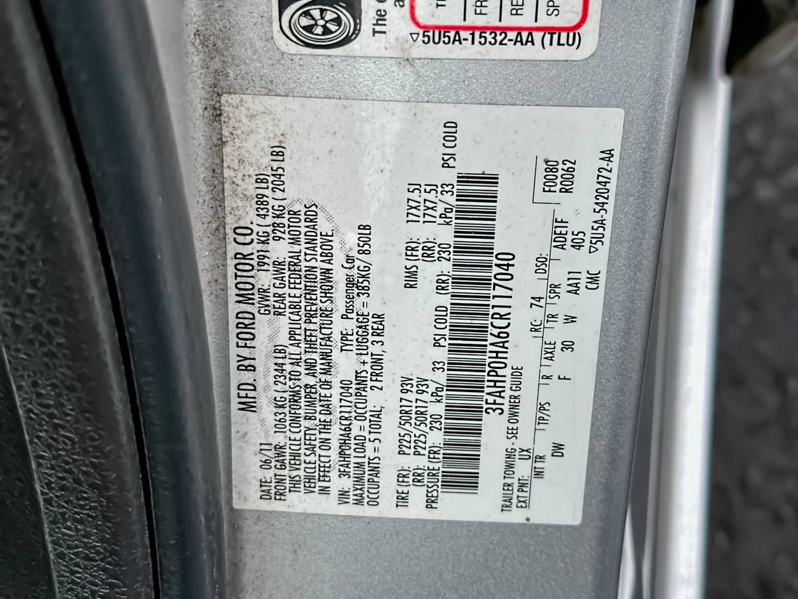 Used 2012 Ford Fusion SE FWD image 25
