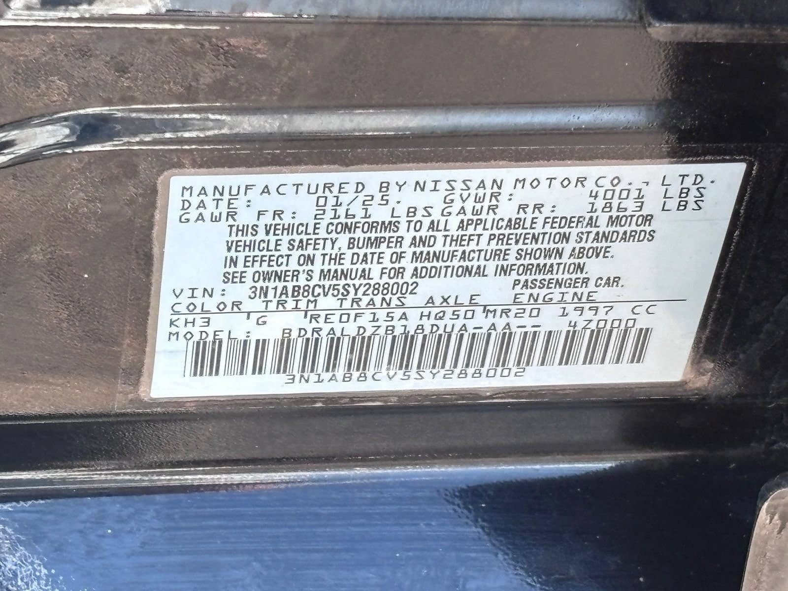 Used 2025 Nissan Sentra SV FWD image 35
