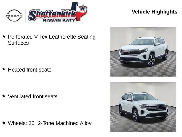 Used 2024 Volkswagen Atlas SE AWD/4WD image 12