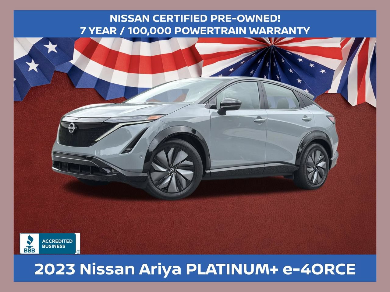 Certified 2023 Nissan Ariya AWD/4WD image 1