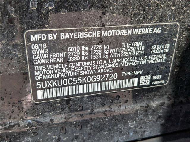Used 2019 BMW X6 sDrive35i w/ Convenience Package image 25