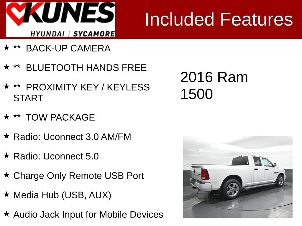 Used 2016 RAM 1500 Express AWD/4WD image 2