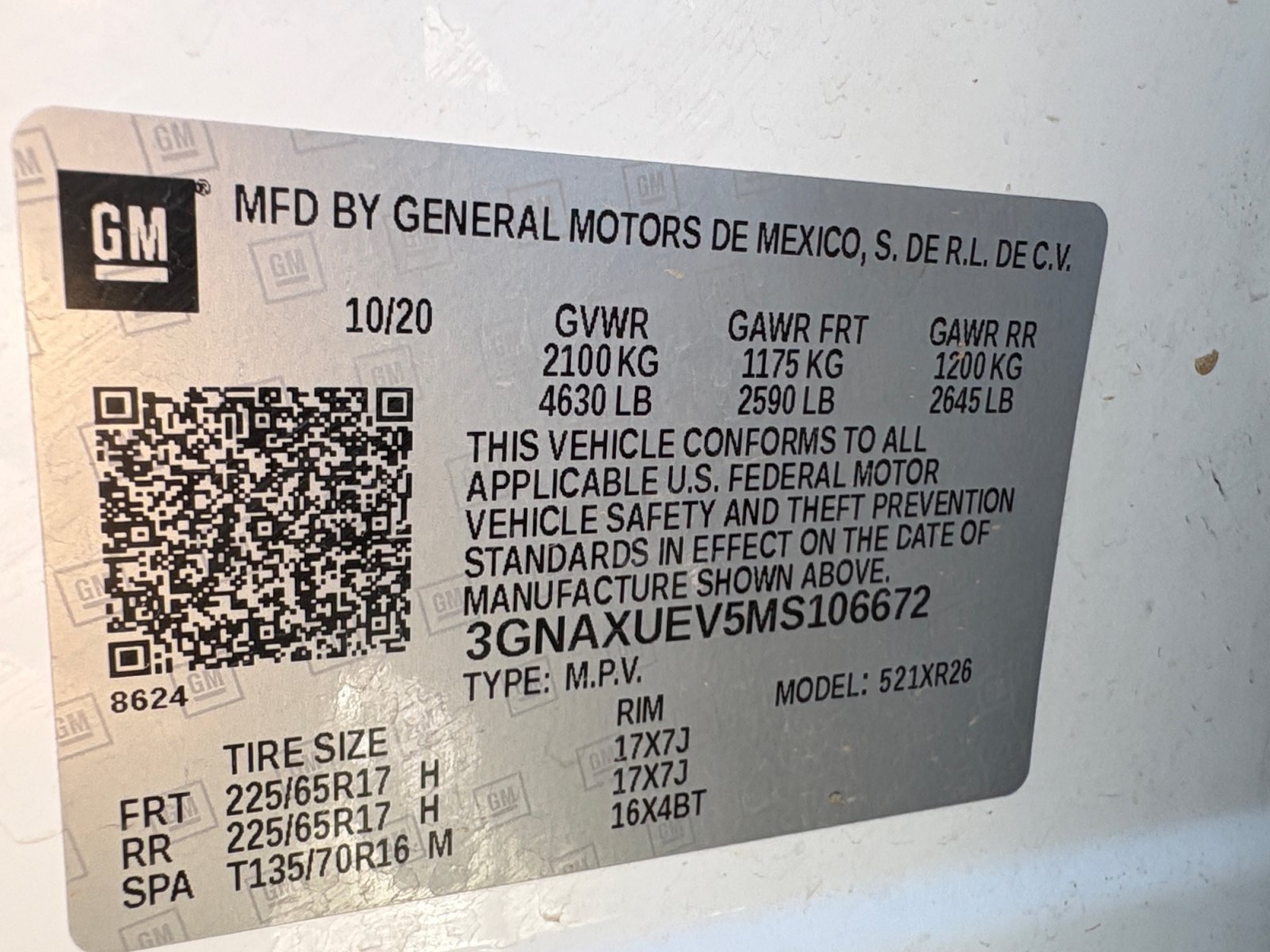 Used 2021 Chevrolet Equinox LT AWD/4WD image 34
