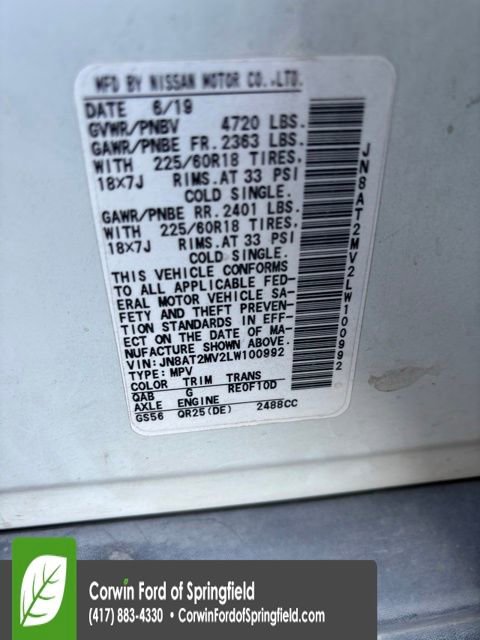 Used 2020 Nissan Rogue SV w/ Premium Package image 12