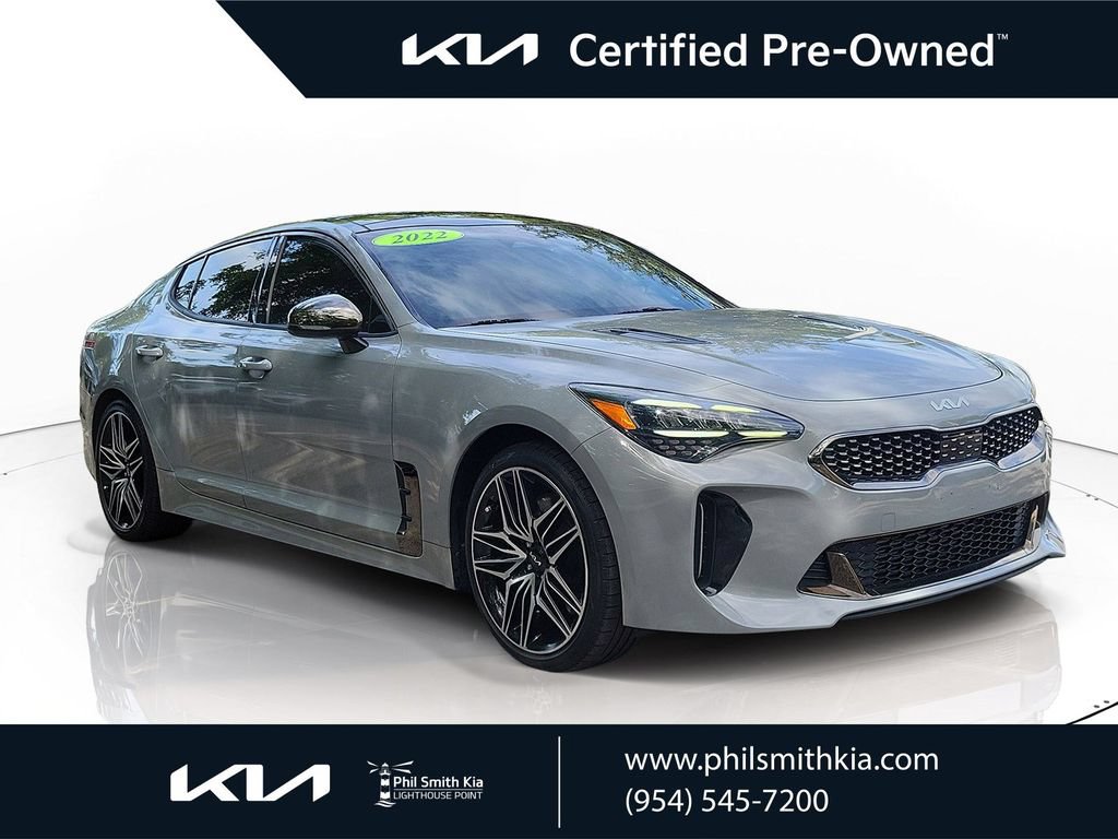 Certified 2022 Kia Stinger GT1 w/ Red Interior Color Package