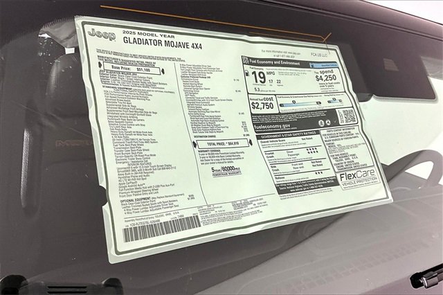 New 2025 Jeep Gladiator Mojave w/ Safety Group image 14