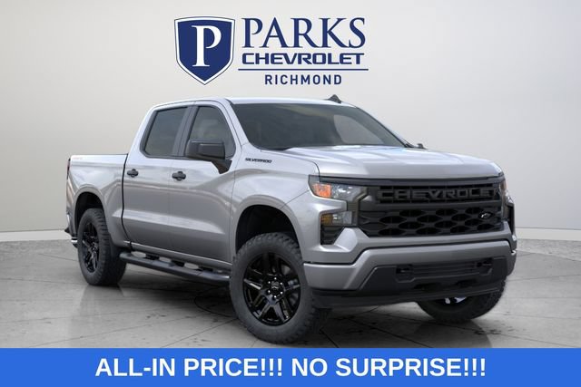 New 2026 Chevrolet Silverado 1500 Custom w/ Turbomax Blackout Package
