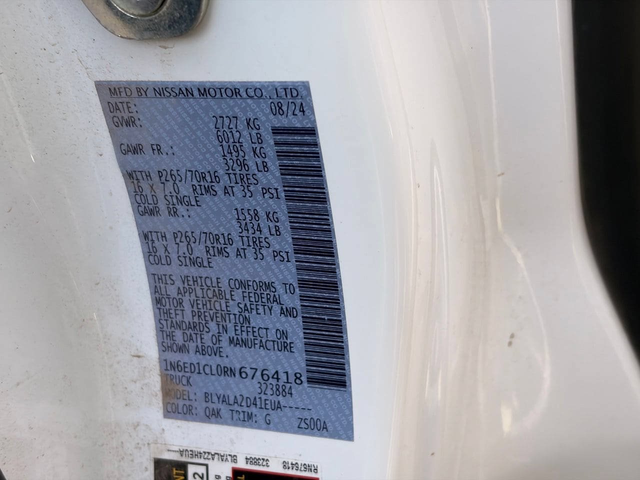 Certified 2024 Nissan Frontier S RWD image 10