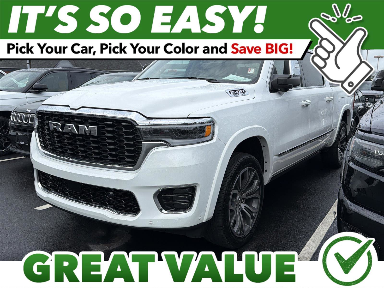 Used 2025 RAM 1500 Tungsten w/ Towing Technology Group AWD/4WD image 1