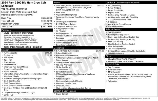 Used 2024 RAM 3500 Big Horn image 39