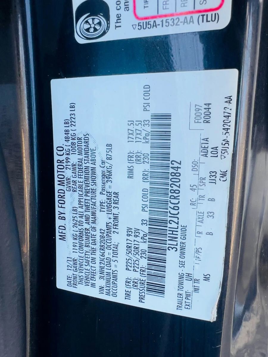 Used 2012 Lincoln MKZ AWD image 24