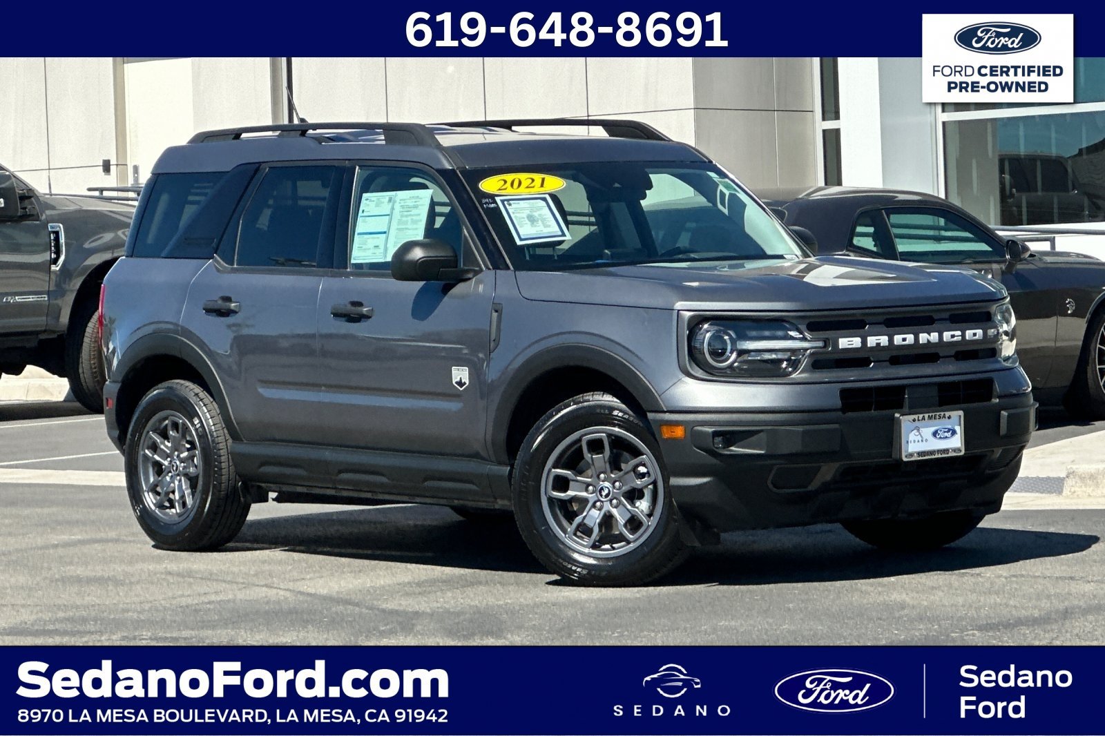 Certified 2021 Ford Bronco Sport Big Bend AWD/4WD image 1