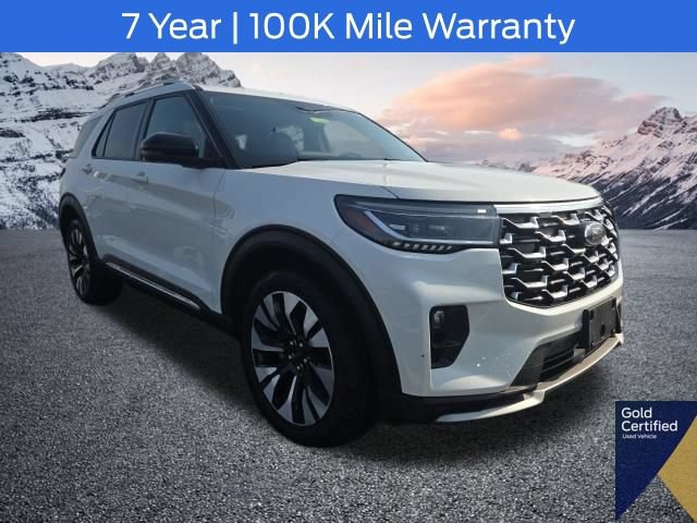 Certified 2025 Ford Explorer Platinum w/ LUX Leather Package