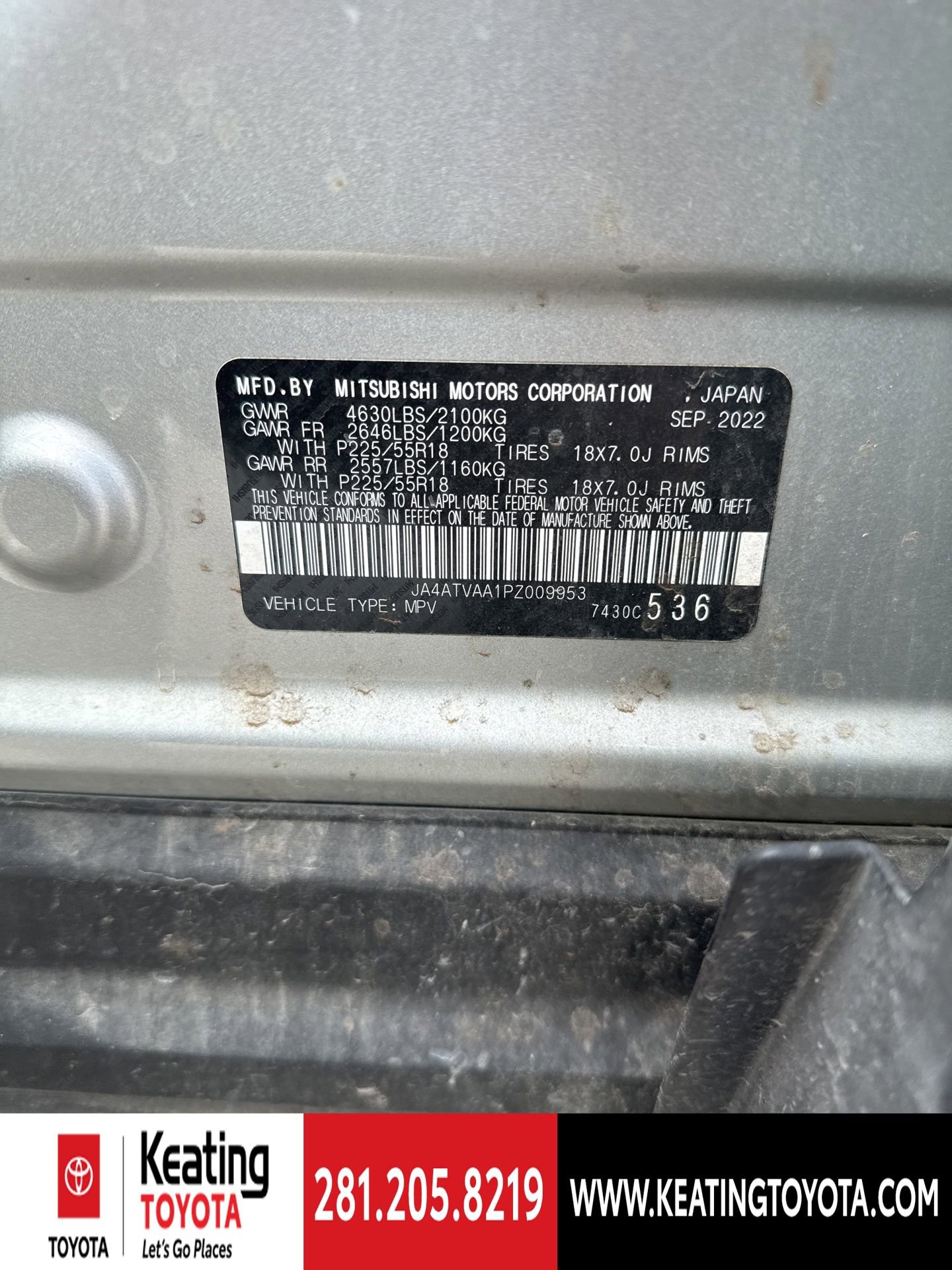 Used 2023 Mitsubishi Eclipse Cross LE AWD/4WD image 23