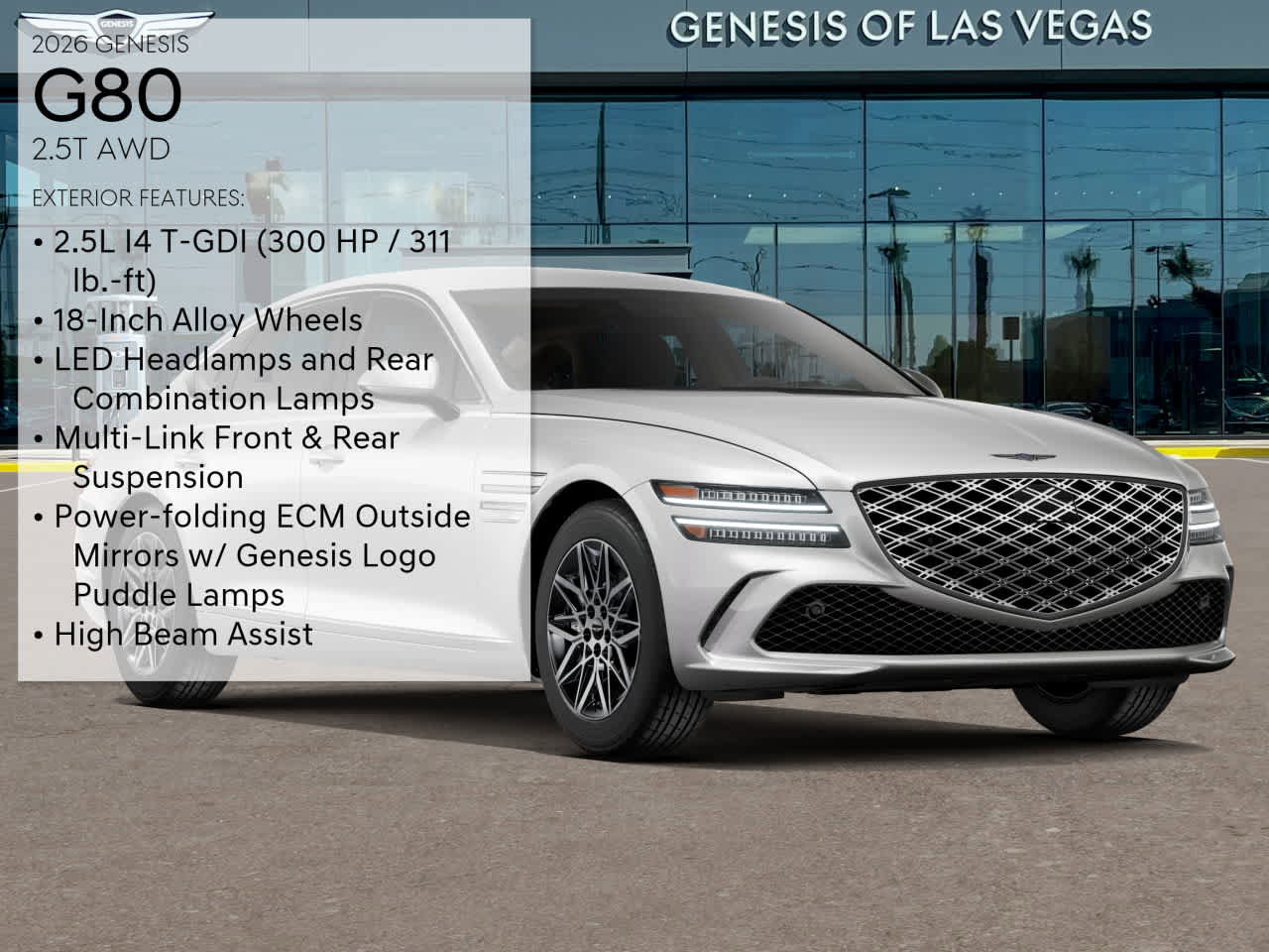 New 2026 Genesis G80 2.5T AWD/4WD image 3