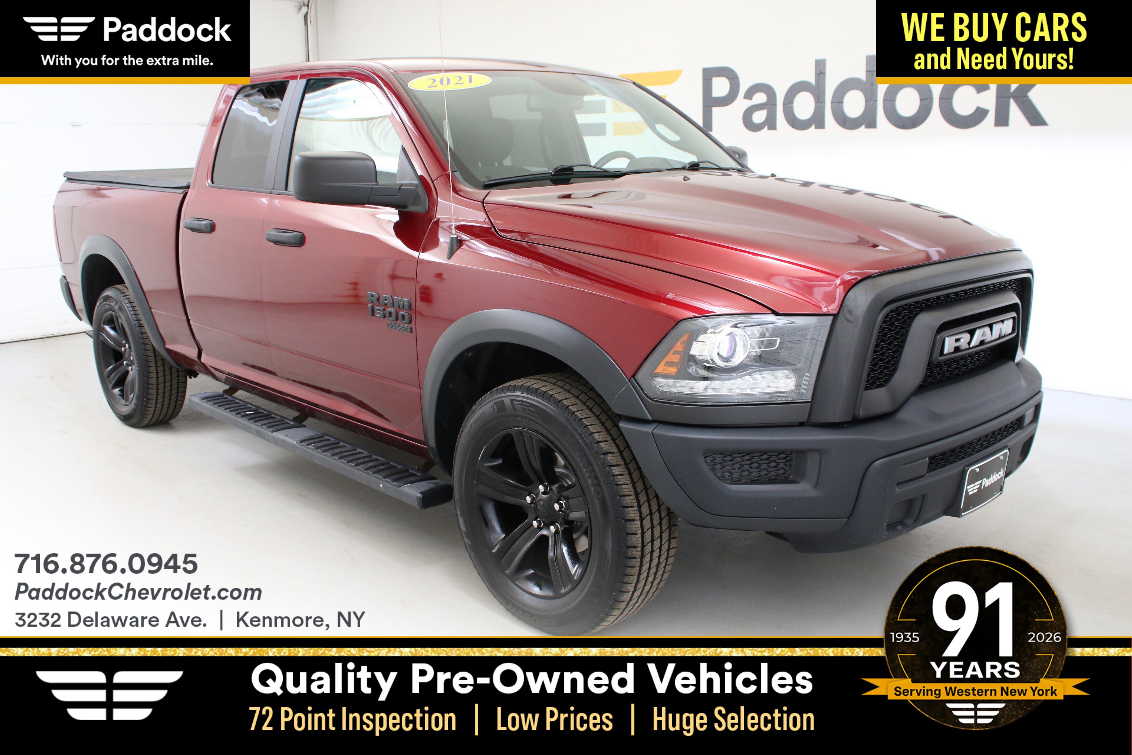 Used 2021 RAM 1500 Classic Warlock w/ Electronics Group