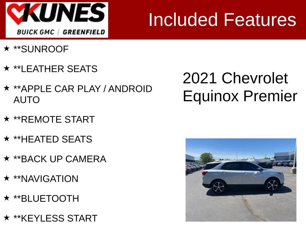 Used 2021 Chevrolet Equinox Premier AWD/4WD image 2