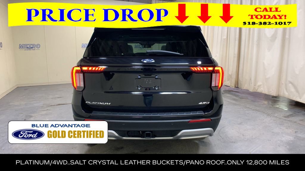 Certified 2025 Ford Explorer Platinum w/ LUX Leather Package AWD/4WD image 4