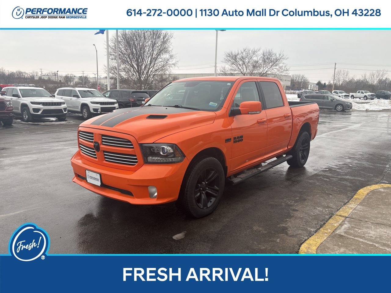 Used 2017 RAM 1500 Sport w/ Ignition Orange Sport Package image 8
