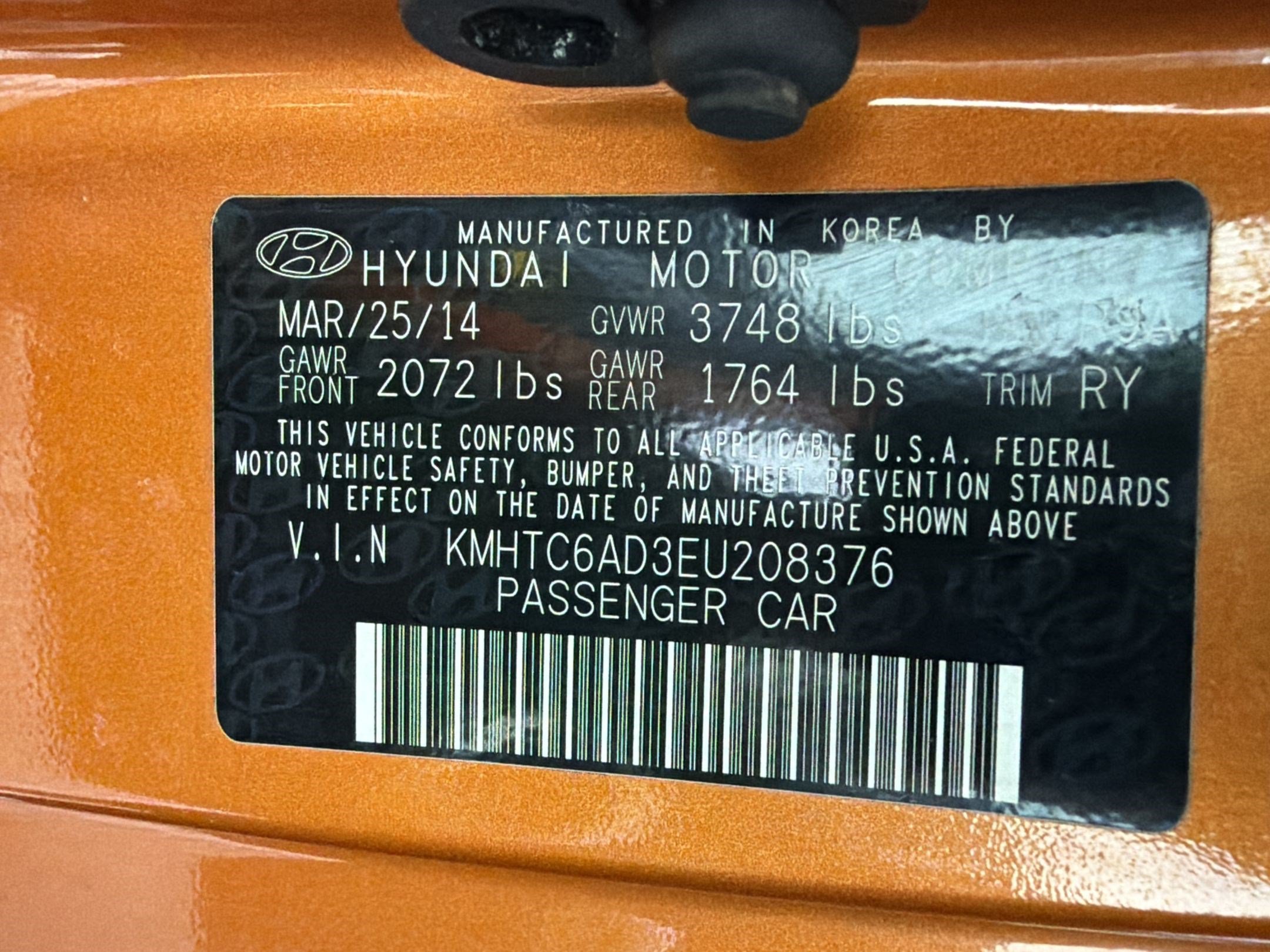 Used 2014 Hyundai Veloster FWD image 19
