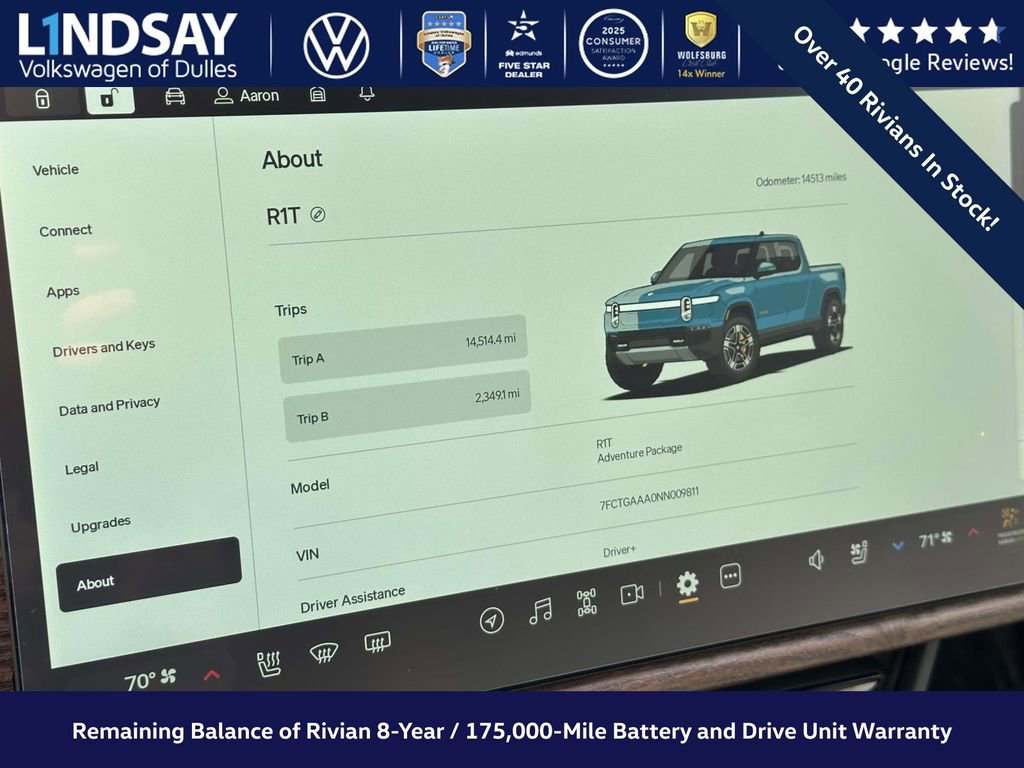 Used 2022 Rivian R1T Adventure image 22