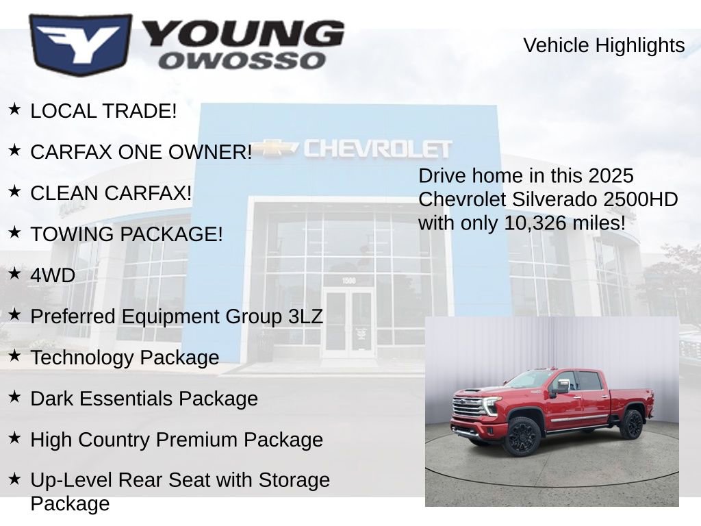 Used 2025 Chevrolet Silverado 2500 High Country w/ High Country Premium Package image 8