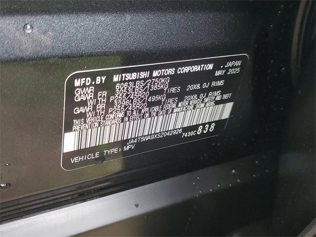 New 2025 Mitsubishi Outlander SEL Black Edition image 30