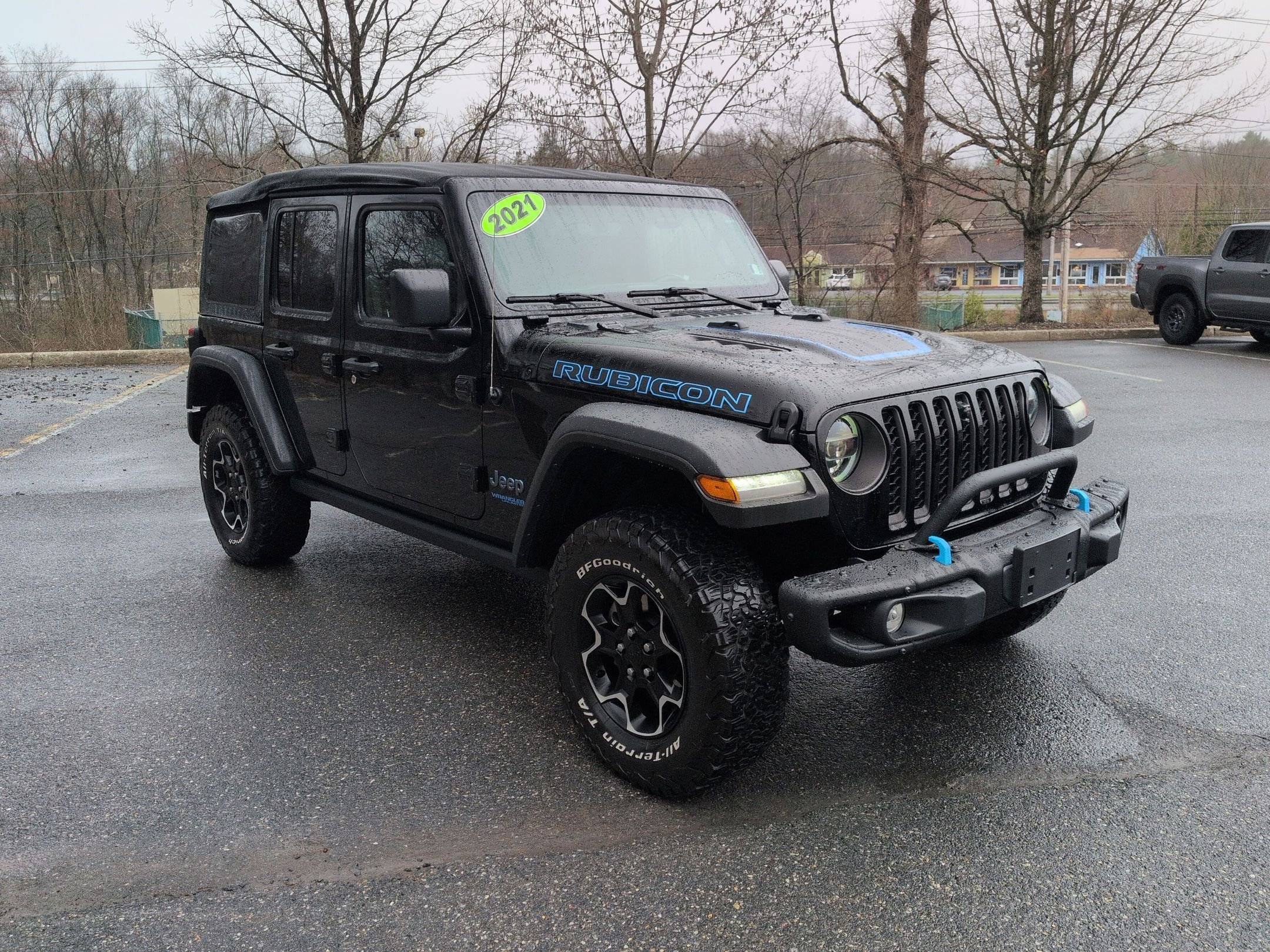 Used 2021 Jeep Wrangler Unlimited Rubicon 4xe w/ Steel Bumper Group image 3