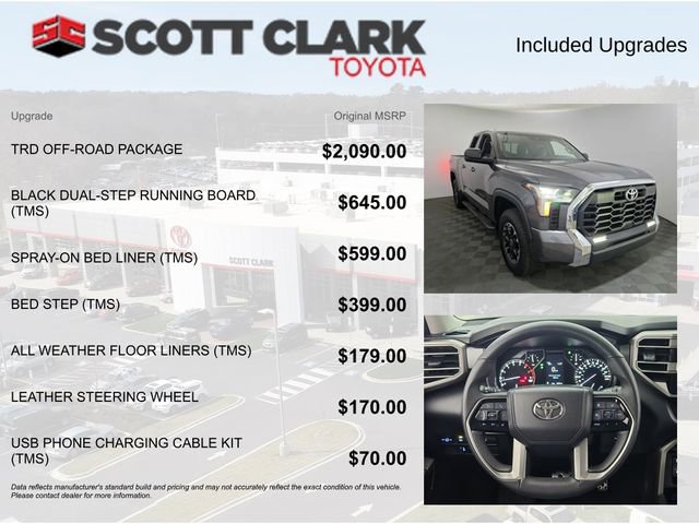 Used 2023 Toyota Tundra SR5 w/ TRD Off-Road Package AWD/4WD image 8
