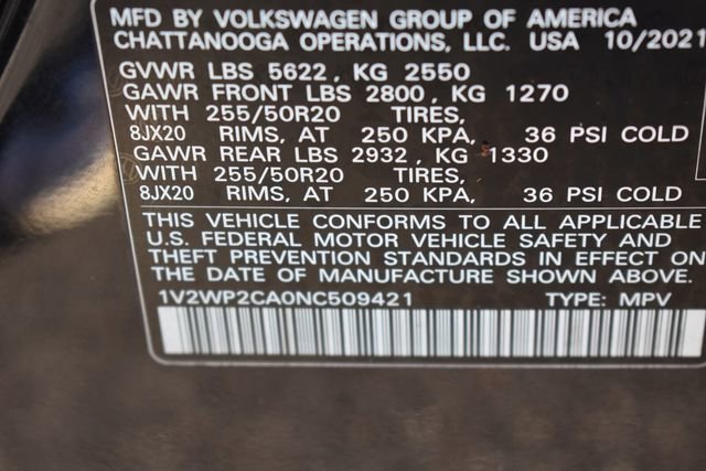 Used 2022 Volkswagen Atlas SE FWD image 35